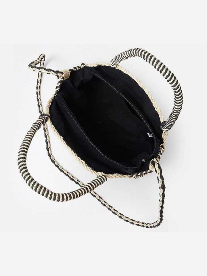bolso blanco y negro